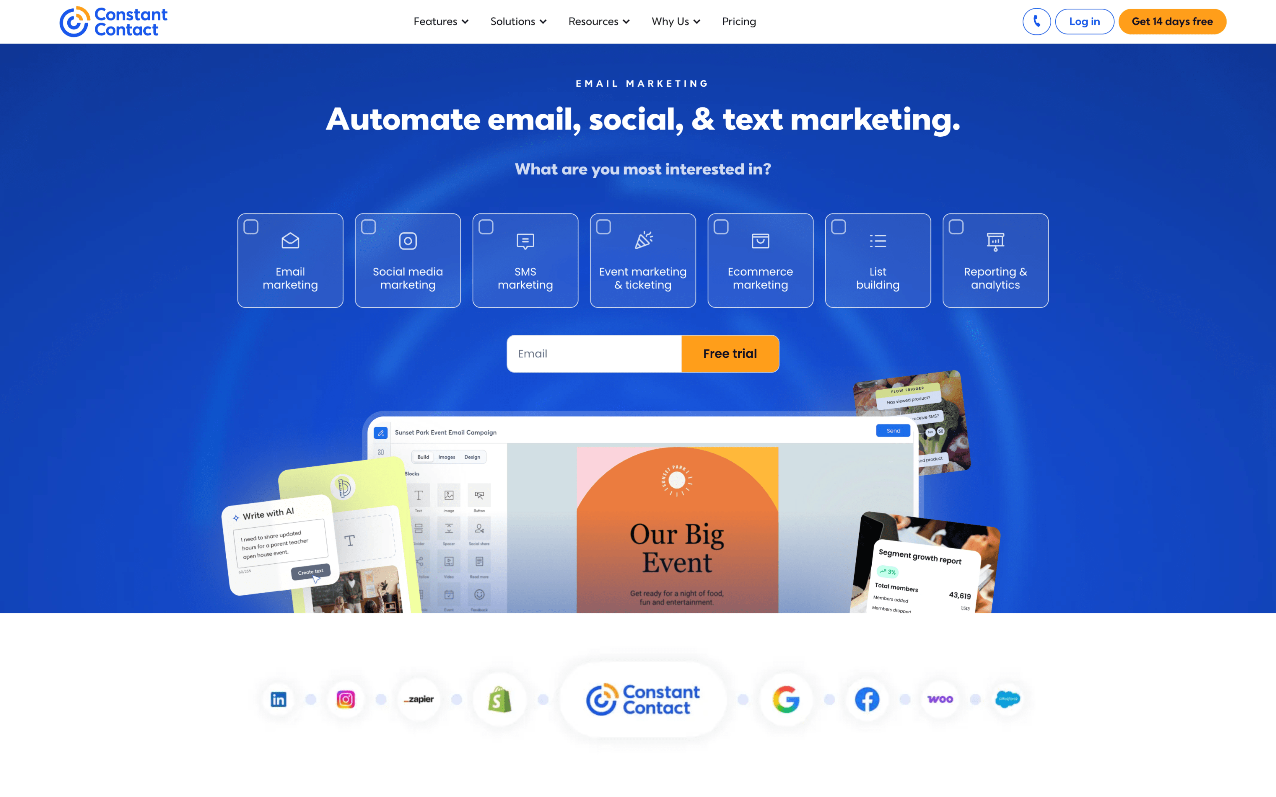 Constant Contact screenshot