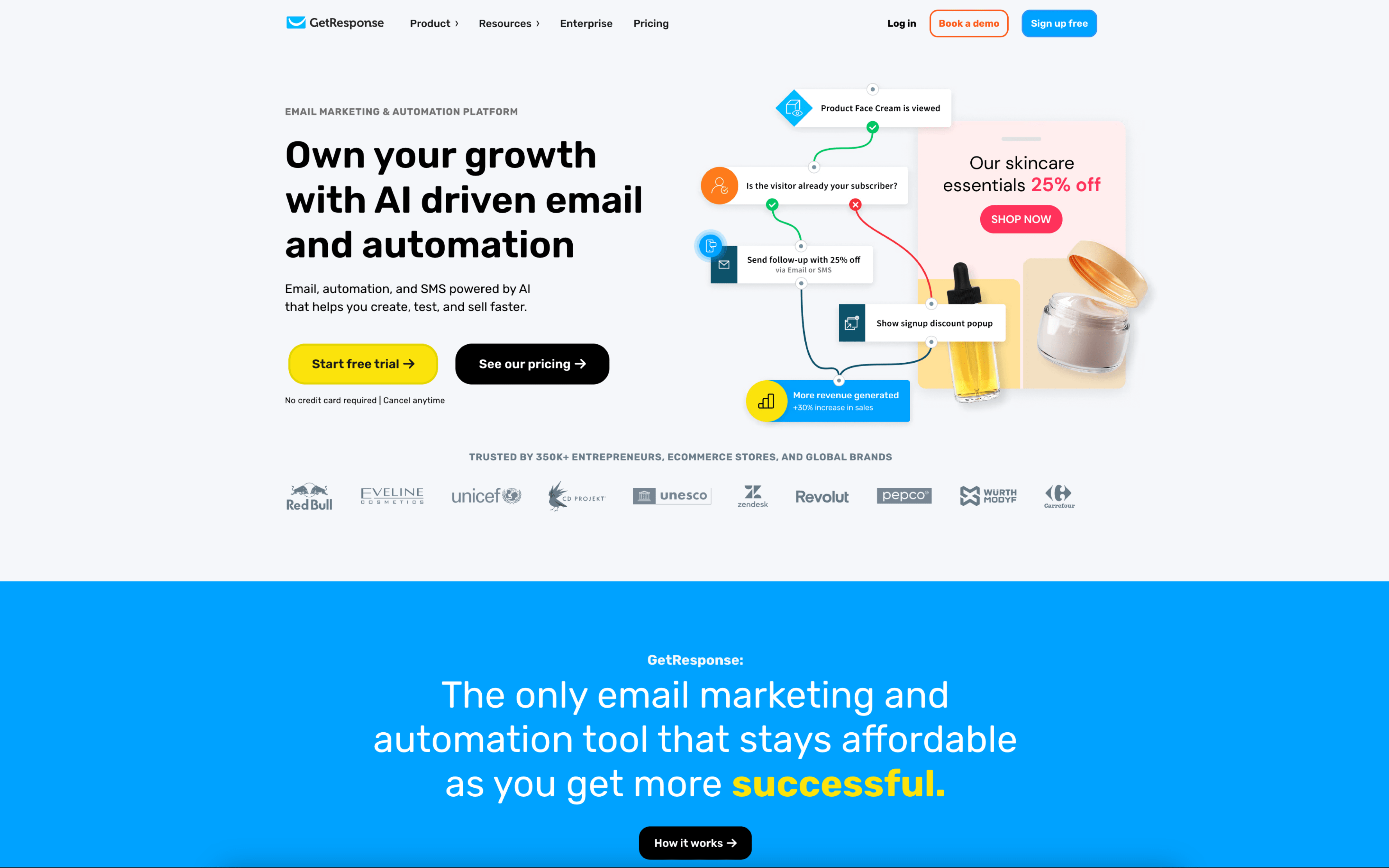 GetResponse screenshot